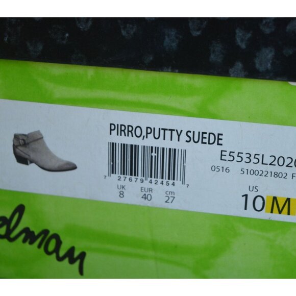 Sam Edelman Pirro Putty Suede Gray Ankle Booties Women's Size 10 Bohemian Casual - Picture 10 of 10